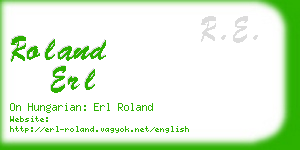 roland erl business card